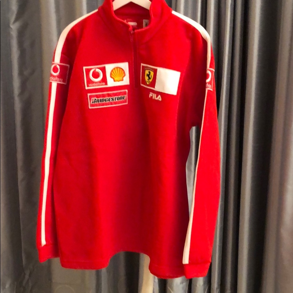 Fila Ferrari half zip pull over